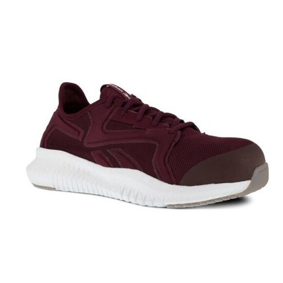 REEBOK Flexagon 3.0 Athletic Work Shoe RB429 Size 12 Burgundy NEW Comp Toe - Picture 1 of 16